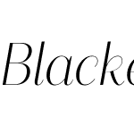 Blacker Sans Display