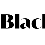 Blacker Sans Display