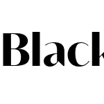 Blacker Sans Display