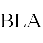 Blacker Pro Titling