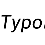 TypoPRO Amble