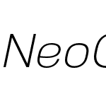 NeoGram Light Italic