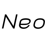 NeoGram Extended Italic