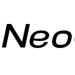 NeoGram Extended DemiBold It