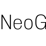 NeoGram Condensed Light