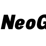 NeoGram Condensed Heavy It