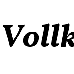 Vollkorn Semibold