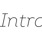 Intro