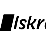 IskraCYR-MediumItalic