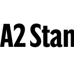 A2 Standard Sans XCond