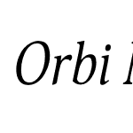 Orbi-NarrowItalic