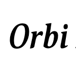 Orbi-NarrowBoldItalic