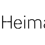 Heimat Stencil Light