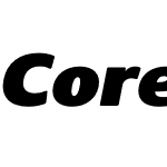 Core Sans NR Blk