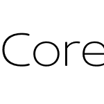 Core Sans NR Ext ExtLt