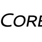Core Sans NR SC Ext Rg