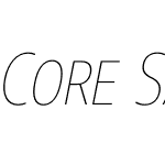 Core Sans NR SC Cnd Th