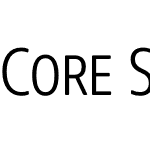 Core Sans NR SC Cnd Lt