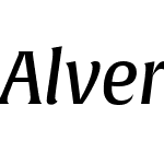 AlverataW07-PEMediumItalic