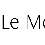 Le Monde Sans