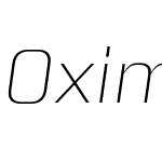 Oxima Light Italic