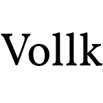 Vollkorn Regular