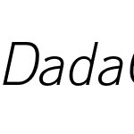 Dada Grotesk Light