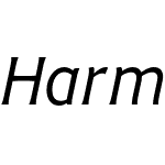 Harmonique-LightItalic