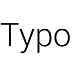 TypoPRO Roboto