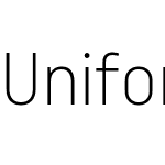 Uniform Pro Condensed