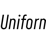 Uniform Pro Extra Condensed