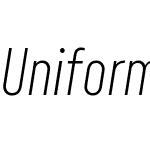 Uniform Pro Extra Condensed