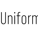 Uniform Pro Extra Condensed