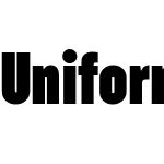 Uniform Pro Extra Condensed