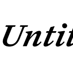 Untitled Serif