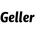 Geller Sans Compressed