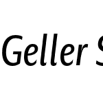 Geller Sans Compressed