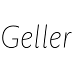 Geller Sans Narrow