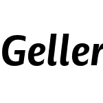 Geller Sans Condensed