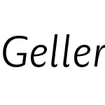 Geller Sans Narrow