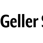 Geller Sans Compressed