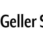 Geller Sans Compressed