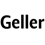 Geller Sans Condensed