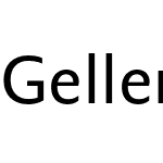 Geller Sans