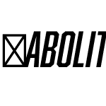 Abolition-Oblique