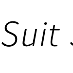 Suit Sans Pro