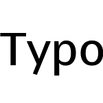 TypoPRO Comme