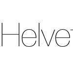 HelveticaNeue LT 25 UltLight