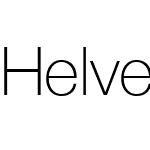 HelveticaNeue LT 35 Thin