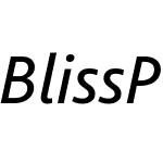 BlissProItalic